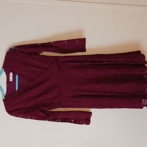 Jia He Dress Size XL Color Burgundy